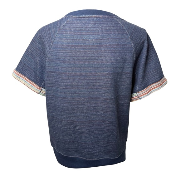 Burton Durable Goods | Navy Short Sleeve Crew Sweatshirt | Sz S - Picture 6 of 9